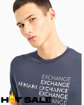 T-Shirt Men Navy Armani Exchange Camiseta